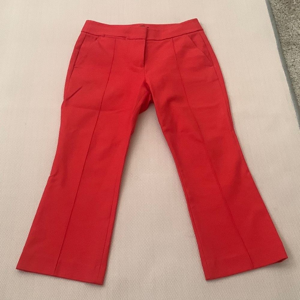 Ann Taylor Loft red ankle pants, size 6 petite